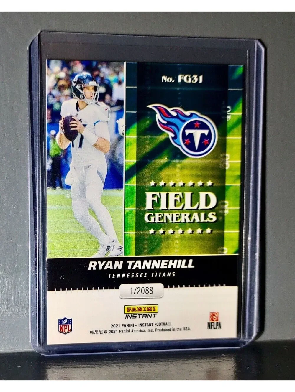 Ryan Tannehill 2021 Panini NFL Instant Field Generals #31 Rookie Card 1 of 2088